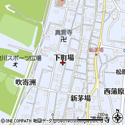 愛知県一宮市木曽川町里小牧下町場104周辺の地図