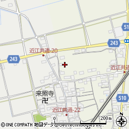 滋賀県米原市顔戸1741周辺の地図