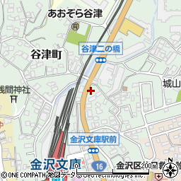 神奈川県横浜市金沢区谷津町132周辺の地図