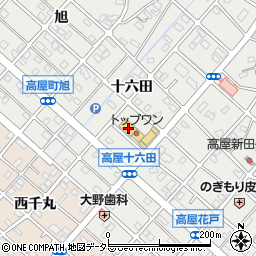 トップワン江南店周辺の地図