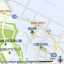 福因寺周辺の地図