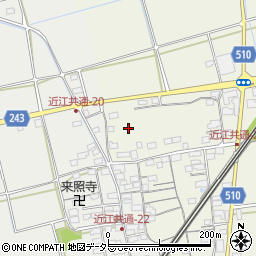 滋賀県米原市顔戸1741-2周辺の地図