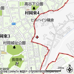 神奈川県鎌倉市植木845-1周辺の地図