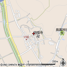 京都府綾部市中筋町清水周辺の地図