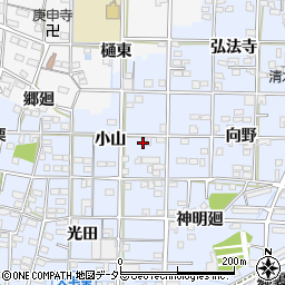 愛知県一宮市大毛小山49周辺の地図