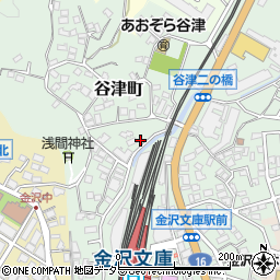 神奈川県横浜市金沢区谷津町313周辺の地図