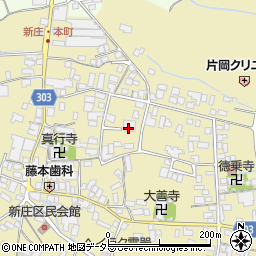 滋賀県高島市新旭町新庄周辺の地図