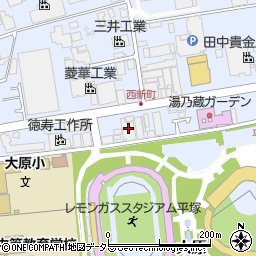 保田鍍金工場周辺の地図