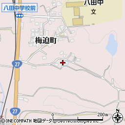 京都府綾部市梅迫町（重清）周辺の地図