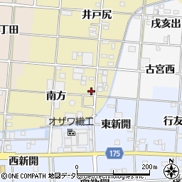 愛知県一宮市光明寺南方17周辺の地図