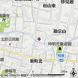 愛知県一宮市木曽川町黒田松山東南ノ切63-2周辺の地図