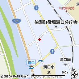 鳥取県西伯郡伯耆町溝口266周辺の地図