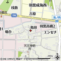 愛知県犬山市羽黒高橋郷9周辺の地図