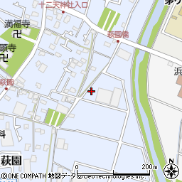 神奈川県茅ヶ崎市萩園1822周辺の地図