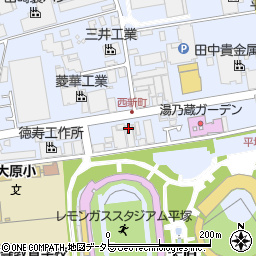 神奈川県平塚市大原3周辺の地図