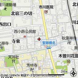 愛知県一宮市木曽川町黒田錦里54周辺の地図