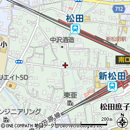 タイムズ松田第２駐車場周辺の地図