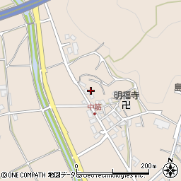 京都府綾部市中筋町西ノ畑周辺の地図
