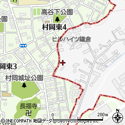 神奈川県鎌倉市植木845-4周辺の地図