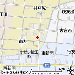 愛知県一宮市光明寺南方16周辺の地図