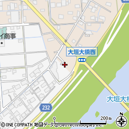 岐阜県大垣市直江町290周辺の地図