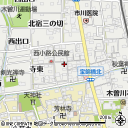 愛知県一宮市木曽川町黒田錦里15周辺の地図