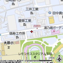 神奈川県平塚市大原3-31周辺の地図