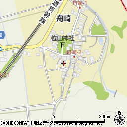 滋賀県米原市舟崎232周辺の地図