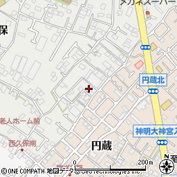 神奈川県茅ヶ崎市西久保668周辺の地図