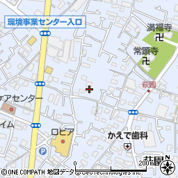 神奈川県茅ヶ崎市萩園1431周辺の地図