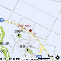 滋賀県高島市安曇川町常磐木1403周辺の地図