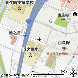 神奈川県茅ヶ崎市西久保178周辺の地図