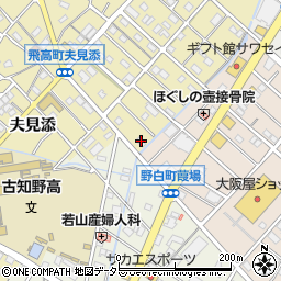 髪切村一番館周辺の地図