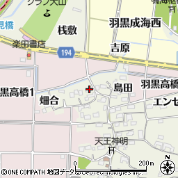 愛知県犬山市羽黒高橋郷14周辺の地図