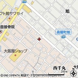 愛知県江南市野白町野白9周辺の地図