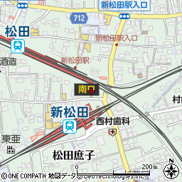 オダキューＯＸ新松田店周辺の地図