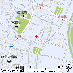 神奈川県茅ヶ崎市萩園1804周辺の地図