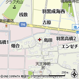 愛知県犬山市羽黒高橋郷5周辺の地図