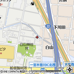 愛知県一宮市木曽川町黒田九ノ通り24周辺の地図
