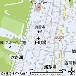 愛知県一宮市木曽川町里小牧下町場14周辺の地図