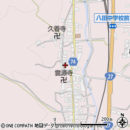 京都府綾部市梅迫町上町26周辺の地図