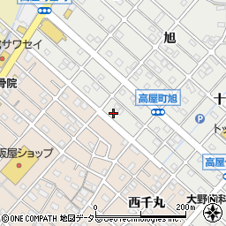 愛知県江南市高屋町旭223周辺の地図