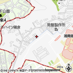 神奈川県鎌倉市植木727-3周辺の地図