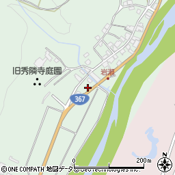 滋賀県高島市朽木岩瀬390周辺の地図