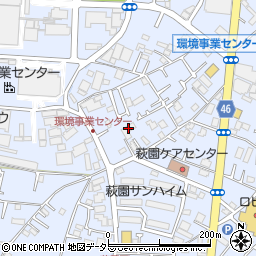 ミモザ茅ヶ崎萩園周辺の地図