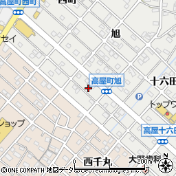 愛知県江南市高屋町旭191周辺の地図