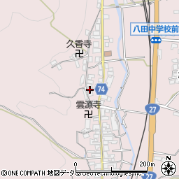 京都府綾部市梅迫町上町27周辺の地図