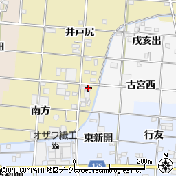 愛知県一宮市光明寺南方11周辺の地図