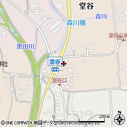 滋賀県米原市堂谷663周辺の地図
