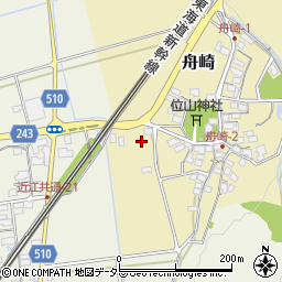 滋賀県米原市舟崎146周辺の地図